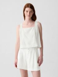 GAP Crop top от лен GAP GAP | Byal | ЖЕНИ | L