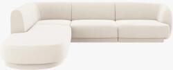 Micadoni Coltar modular Miley 255x248 cm tapiterie catifea Velvet (MH115)