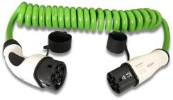 Polyfazer Cablu incarcare masini electrice Polyfazer Z Series, 7 m, Type 2, 32A, 22kW, verde (PO009)