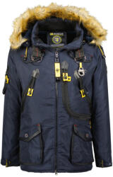 Geographical Norway jacheta pentru bărbați AGAROS MEN de iarnă Albastru inchis 6XL