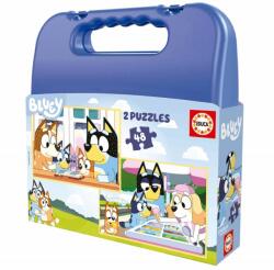 Educa Пъзел, Educa, Bluey в куфарче, 2 х 48 части (EDU19831)
