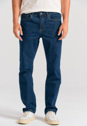Funky Buddha Pantaloni Jeans pentru Bărbați cu Croială Regular Straight Washed FBM012-080-02-DK-BLUE (FBM012-080-02-DK-BLUE)