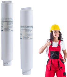 AquaPur - Valrom Pachet cartus carbune activ si postcartus carbune activ pentru osmoza inversa 600GPD Aquapur Valhoh Valrom (PACHET_3_87220370602)