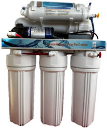 Karetech Filtru De Apa Cu Osmoza Inversa In 6 Trepte Cu Mineralizare Si Pompa Kt-ro-50 (kt-ro-50) Filtru de apa bucatarie si accesorii