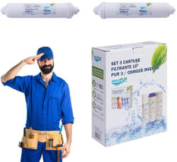 AquaPur - Valrom Pachet cartuse consumabile pentru osmoza inversa Aquapur Valhoh Valrom (PACHET_2_AQUA07000810003)