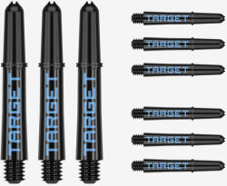 dart szár Target Pro Grip TAG fekete-kék, rövid, 34mm