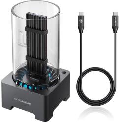 GRAUGEAR G-M2DK-U4-40G storage drive docking station USB 3.2 Gen 2 (3.1 Gen 2) Type-C Grey