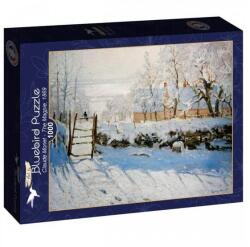 Bluebird Puzzle 1000 db-os Art by puzzle - Claude Monet - The Magpie 1869 (60237) (60237)