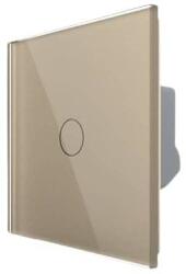 LIVOLO Intrerupator Simplu Wireless cu Touch LIVOLO - Serie Noua, auriu, VL-FC1R-2G-2A (VL-FC1R-2G-2A)