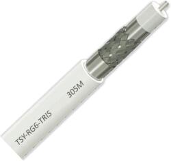 TSY Cablu coaxial RG 6 TRISHIELD, 305m, alb TSY-RG6-TRIS (TSY-RG6-TRIS) - fluxone