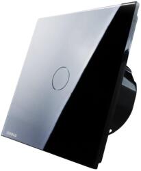 LIVOLO Intrerupator cu revenire Livolo cu touch din sticla, negru, VL-C701H-12 (VL-C701H-12)