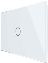 LIVOLO Intrerupator Simplu Wi-Fi cu Touch LIVOLO din Sticla, standard Italian Serie Noua, alb, VL-FC1NY-3G-11 (VL-FC1NY-3G-11)