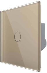 LIVOLO Intrerupator Simplu Cap Scara, Dimmer, Zigbee cu Touch LIVOLO - Serie Noua, auriu, VL-FC1SD1Z-2G-2A (VL-FC1SD1Z-2G-2A)