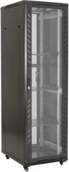 AsyTech Rack podea 37U 19' 600x600, capacitate incarcare 500 Kg, negru - ASYTECH Networking ASY-37U-6060E (ASY-37U-6060E)