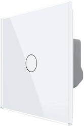 LIVOLO Intrerupator Simplu cu Revenire Contact Uscat cu Touch LIVOLO - Serie Noua, alb, VL-FC1NB-2G-2W (VL-FC1NB-2G-2W) - fluxone