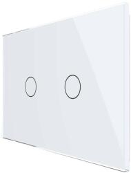 LIVOLO Intrerupator Dublu Cap Scara / Cruce Wireless LIVOLO cu Touch - Serie Noua, alb, VL-FC2SR-3G-11 (VL-FC2SR-3G-11)