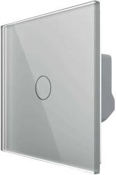 LIVOLO Intrerupator Simplu cu Revenire Contact Uscat cu Touch LIVOLO - Serie Noua, gri, VL-FC1NB-2G-2I (VL-FC1NB-2G-2I) - fluxone