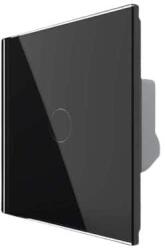 LIVOLO Intrerupator Simplu cu Touch Livolo din Sticla, Zigbee - Serie Noua, negru, VL-FC1Z-2G-2B (VL-FC1Z-2G-2B)
