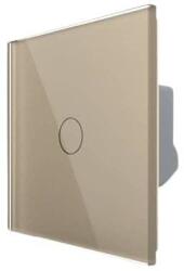 LIVOLO Intrerupator Simplu Cap Scara / Cruce LIVOLO - Protocol ZigBee, Serie Noua, auriu, VL-FC1SZ-2G-2A (VL-FC1SZ-2G-2A)
