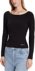 GUESS Bluză Ls Boat Nk Basic W5BP46KCYV2 jblk jet black a996 (W5BP46KCYV2 jblk jet black a996)