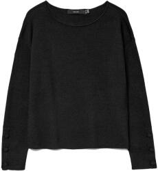 VERO MODA Pulover Vmgold Ls Boatneck 10332177 C-N10 black