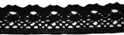 ACH Csipke 100% pamut 3 cm-es fekete