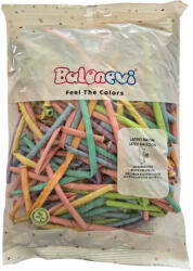 Balonevi Modellező lufi 100 db/cs, pasztell vegyes szinek 260