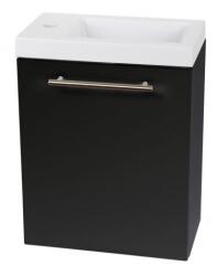 Sanotechnik Fantasy 40 cm kézmosó fürdőszoba szekrény FEKETE színben