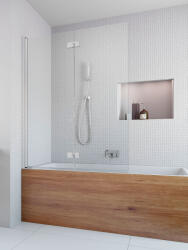 Radaway Essenza PND I 120 cm kádparaván, kifelé - befelé nyitható, teljesen a falra hajtható csuklós kivitel, Easy Clean bevonattal, balos vagy jobbos