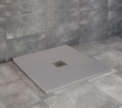 Radaway Kios C 90x90 cm szögletes, lapos, műmárvány zuhanytálca, 4 színben választható + ajándék szifonnal