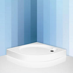 Roltechnik Roltechnik Project Line Dream-P 80x80 cm íves, önhordó akril zuhanytálca szifonnal