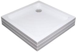 RAVAK Angela PU szögletes, önhordó zuhanytálca előlappal együtt 90x90 cm
