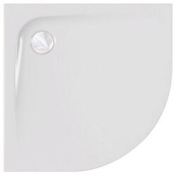 Kolpa San Evelin Tray R 80x80 cm íves, akril zuhanytálca, lapos, beépíthető változat