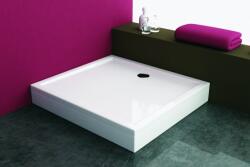 Kolpa San Flamenco 110x90 cm szögletes akril zuhanytálca előlappal, állítható lábakon