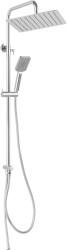 FERRO Wizard Square Pro zuhanyszett fej- és kézi zuhannyal, króm