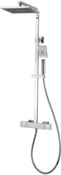 Wellis Cascade termosztátos zuhanyrendszer, csapteleppel együtt