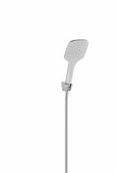 RAVAK Air zuhanyszett, fali tartóval, 3 funkciós zuhanyfejjel, fehér-króm, 907.00