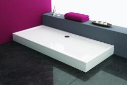 Kolpa San Flamenco 120x90 cm szögletes akril zuhanytálca előlappal, állítható lábakon