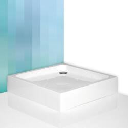 Roltechnik Cola-P 800, 80x80x17 cm négyszögletes, önhordó, akril zuhanytálca