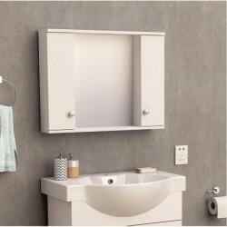Inter Ceramic Огледален PVC шкаф ICMC 1043 70, Inter Ceramic, с LED осветление, 70x13x55см (1043 70)