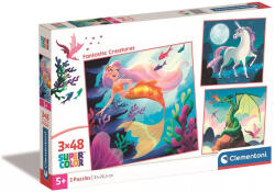 Clementoni Fantasztikus lények - Magic 3x48 db-os (25319)