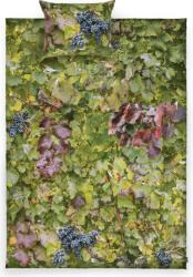 Foonka Lenjerie de pat Hayka desen viță de vie 140 x 200 cm separată cu față de pernă 70 x 80 cm (140x200/70x80-V) Lenjerie de pat