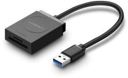 UGREEN USB adapter kártyaolvasó SD, microSD (fekete) (20250B)