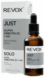 Revox Just Alpha Arbutin 2% + HA ser cu efect iluminator pentru față și gât 30 ml