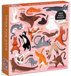 Galison 500 db-os puzzle - Yoga for Cats (72276) (72276)