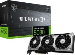 MSI GeForce RTX 5080 VENTUS 3X 16GB GDDR7 256bit Videokártya