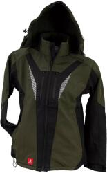 Urgent 934 Kapucnis Softshell kabát, olivazöld (URG-934)