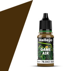 Acrylicos Vallejo VALLEJO GAME AIR 76.043 SÖTÉTBARNA akril airbrush festék 18 ml () (576043)