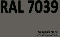 StreetKolor RAL 7039 Uretán autófesték fényes vagy matt 1 liter + fixáló + hígító (RAL7039)