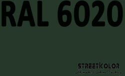 StreetKolor RAL 6020 Akril autófesték fényes vagy matt 1 liter + fixáló + hígító (RAL6020AKRYL)